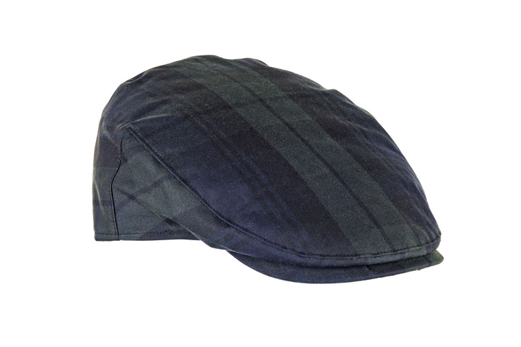 Blackwatch tartan waxed cap