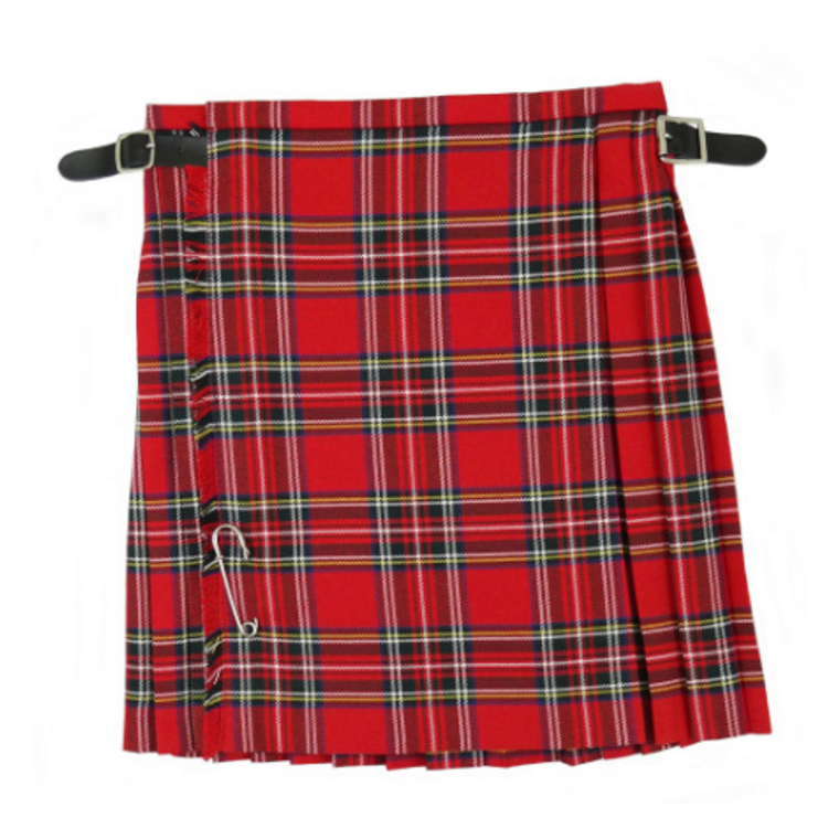 boys kilt in Royal Stewart tartan