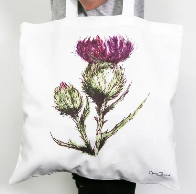 Thistle tote bag