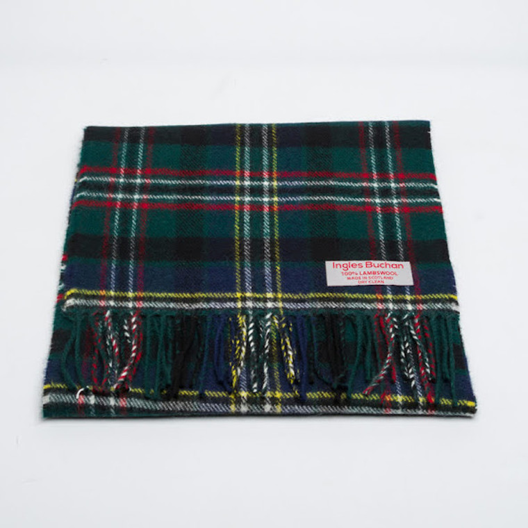 Scott Green plaid scarf