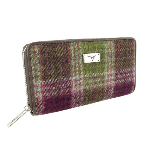 heather plaid purse