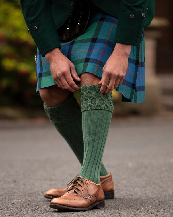 Lewis  Kilt Hose Ancient Green