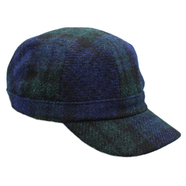 Black Watch Tweed cadet cap
