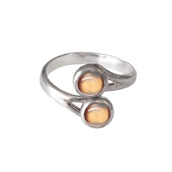 October birthstone ring (opal)