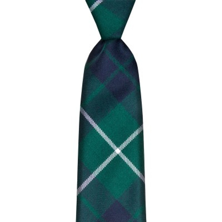 Hamilton Green Modern Tartan Tie