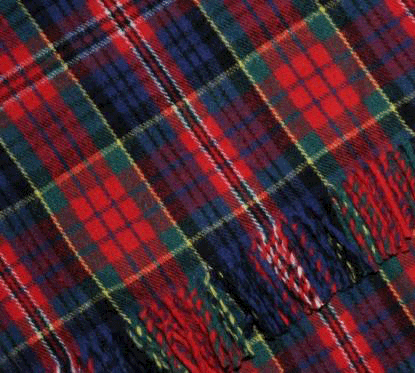 MacPherson Red Plaid Blanket