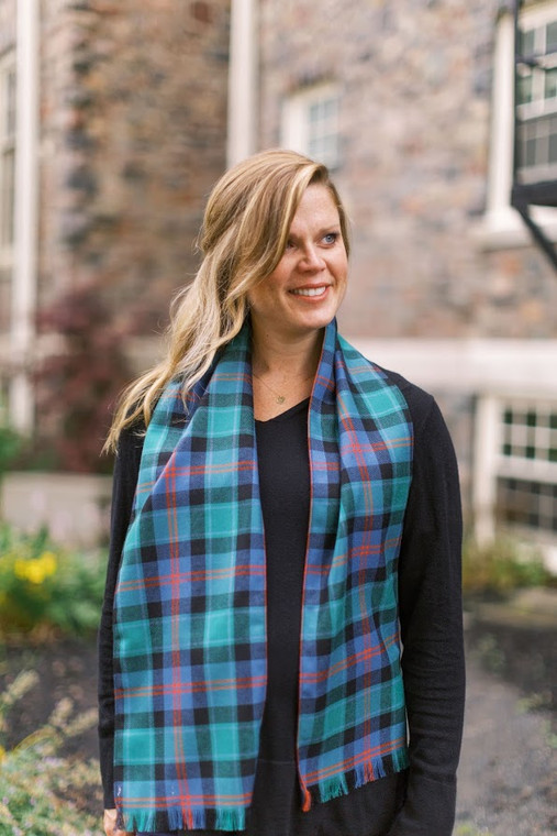 Ladies Lightweight Tartan Plaid Scarf Women's Clothing Accessories
