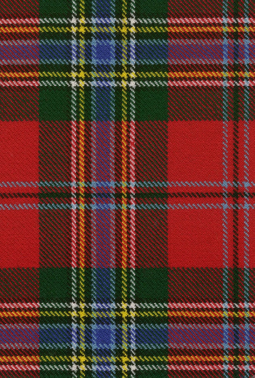 MacLean Duart Modern Tartan Fabric Swatch