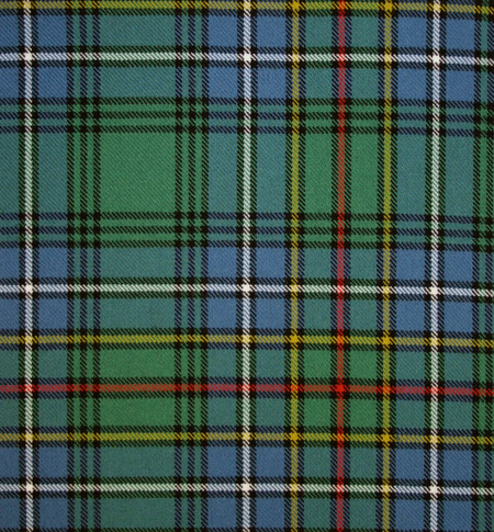 Cockburn Ancient Clan Half Of Tartan Zipper Hoodie