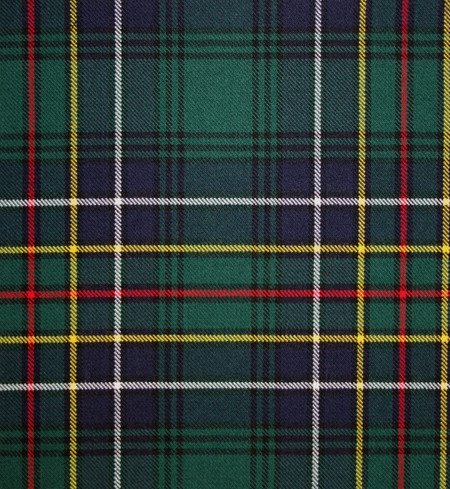 Cockburn Modern Tartan Crest Leather Tote Bag