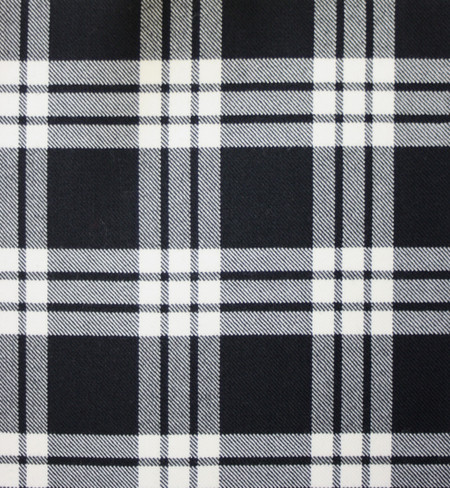 MacFarlane Black - White Tartan Crest House Flag
