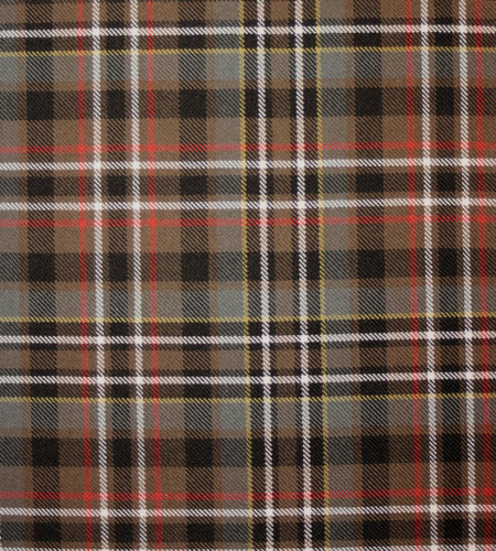 Scott Green Weathered Tartan Crest Garden Flag - Celtic Thistle Style