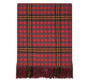 Red Red Rose Lambswool blanket
