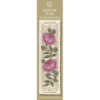 Damask Rose Coaster Cross Stitch Kit From Textile Heritage 