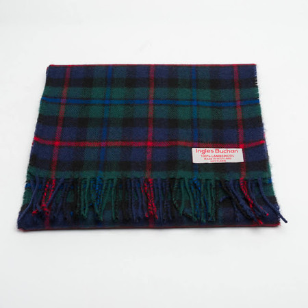 Scottish Tartan Campbell of Cawdor Weathered 2 Clan Circle Necklace Classic Style
