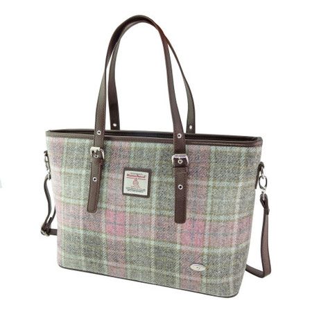 【APERTY】Sサイズ WIDE BAG TARTAN BROWN LB1028-COL134__32810.