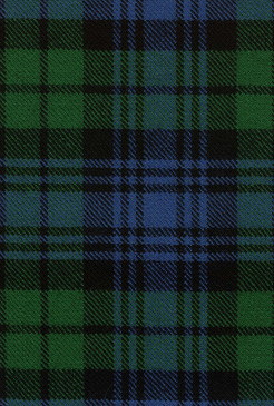 BlackWatch Ancient Tartan Fabric Swatch