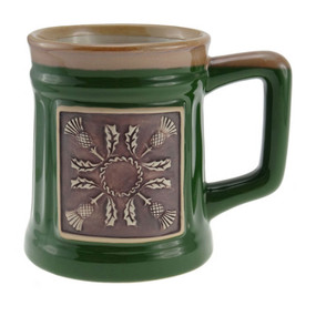 Scottish Thistle Green mug