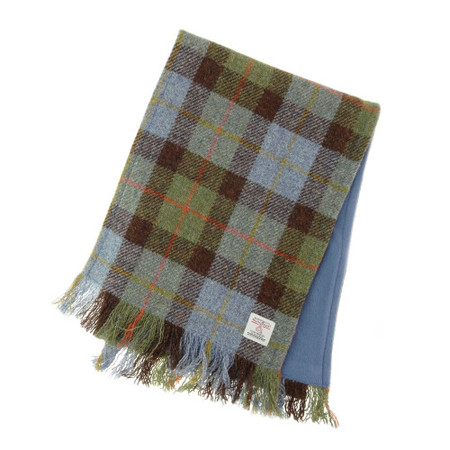 MacLeod Tartan Harris Tweed Scarf | Scottish Lion
