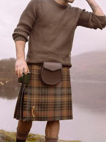 Polyviscose Casual Kilt