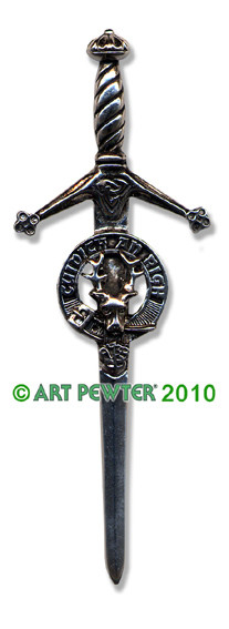 MacKenzie Clan Cap Crest Stylish Pewter Clan MacKenzie Badge - For