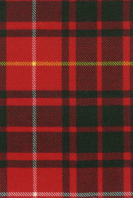 Bruce Modern Tartan Crest Black Garden Flag - Gold Thistle Style