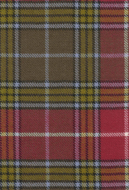 Buchanan Old Set Weathered Tartan Crest Quilt