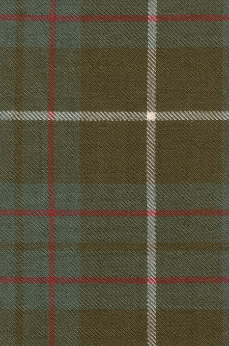 MacIntyre Hunting Weathered Tartan Crest Premium Quilt - Gold Thistle Style