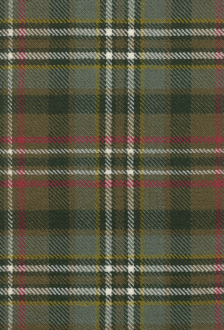 Scott Green Weathered Tartan Crest Premium Quilt - Celtic Thistle Style