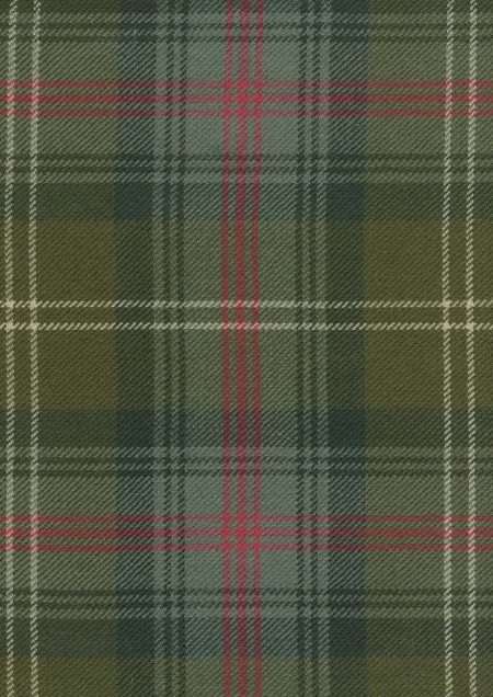 Sutherland Weathered Tartan Crest 2D T-shirt - Alba Skull Style