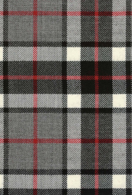 Thomson Gray Pattern Thomson Grey Tartan Fabric Swatch