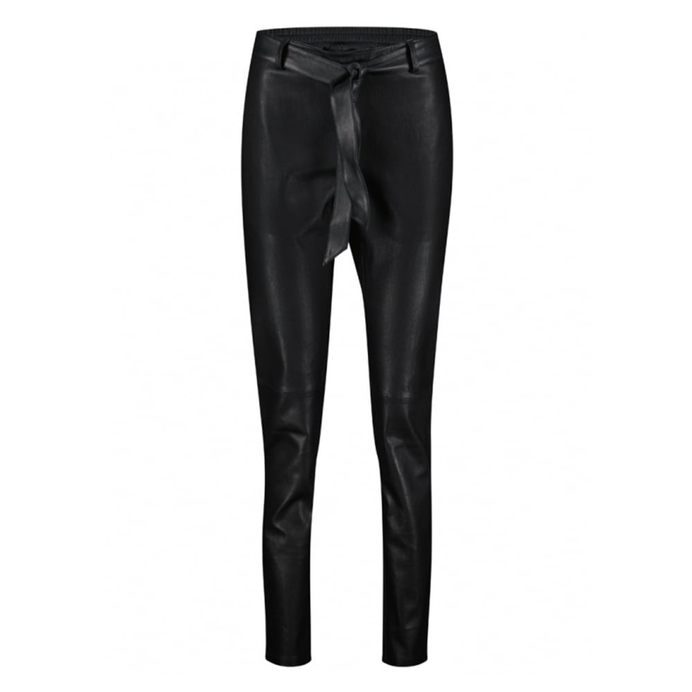 Donders Leather pants 10104 Zwart
