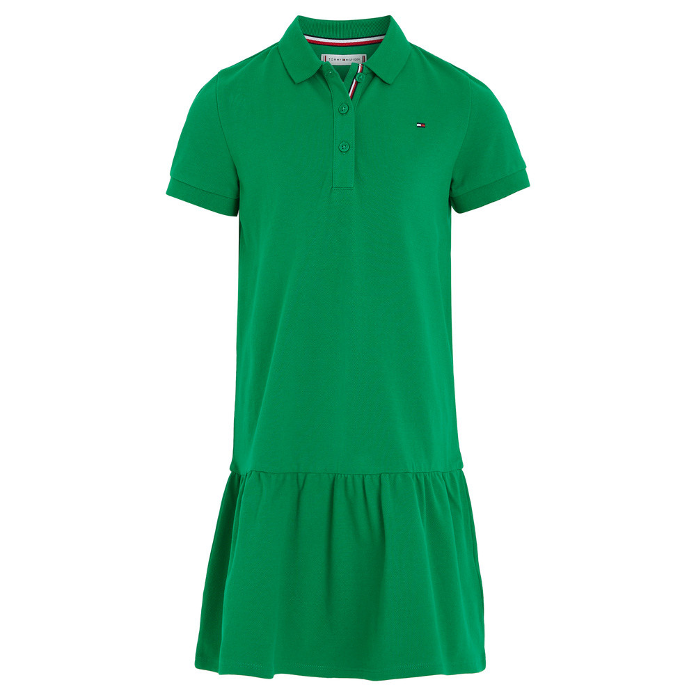 ESSENTIAL POLO DRESS Groen KL