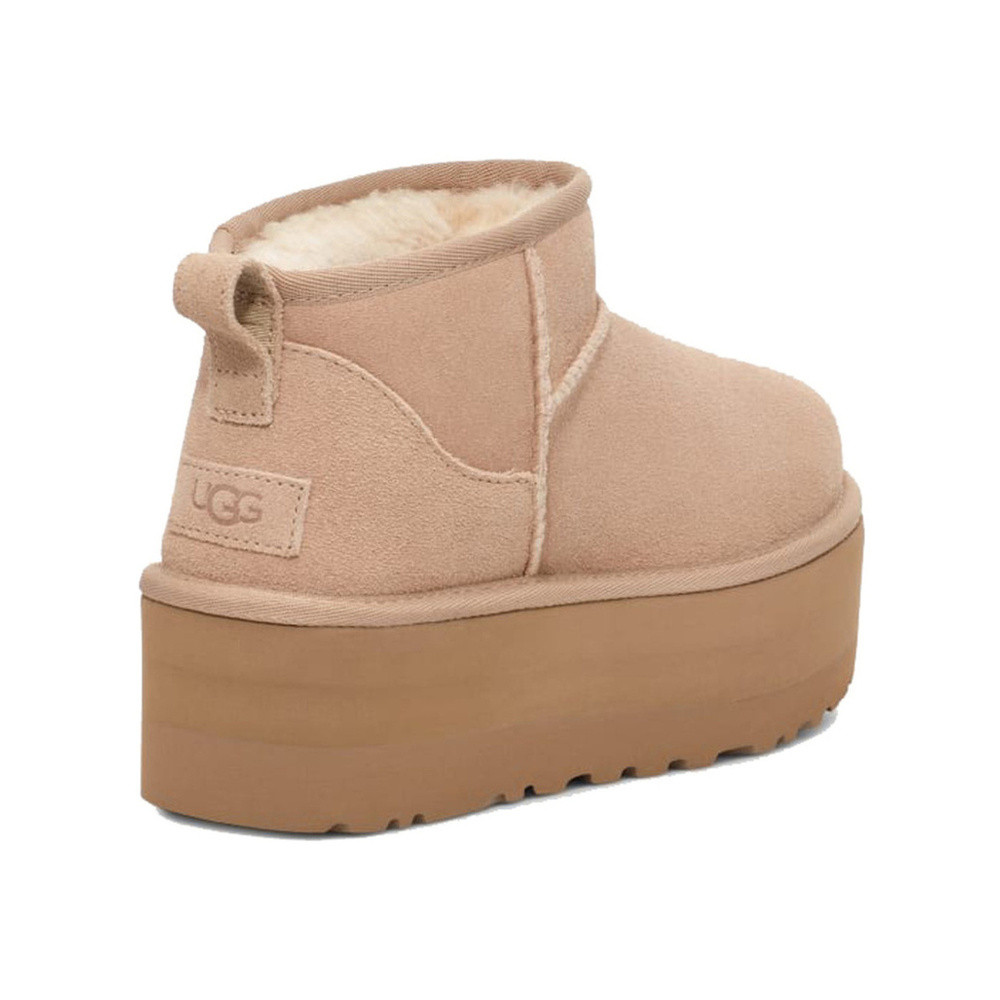 UGG W Classic Ultra Mini Platform Zand