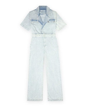 Z8 Jasmin Wide Leg Pants Hearts Blauw
