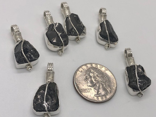 ELITE SHUNGITE STERLING SILVER PENDANT 1