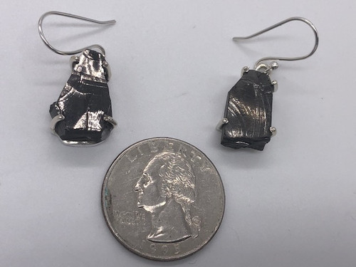 ELITE SHUNGITE STERLING SILVER  EARRINGS 1