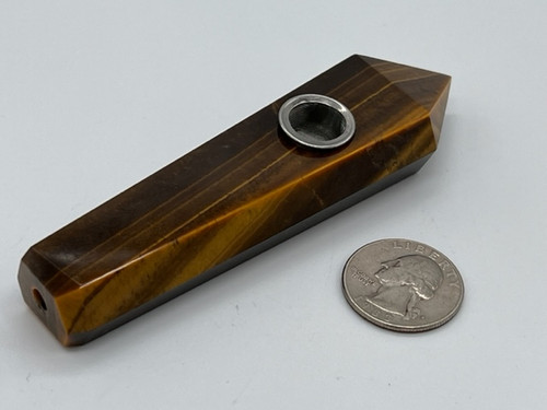TIGER EYE SMOKING PIPE