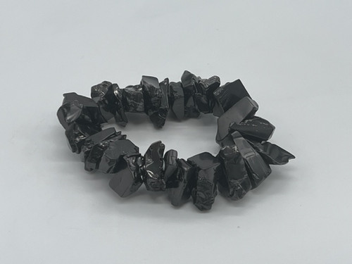 ELITE TUMBLED SHUNGITE BRACELET - STRETCHY