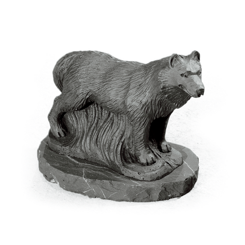 WOLF, RESTORED SHUNGITE
