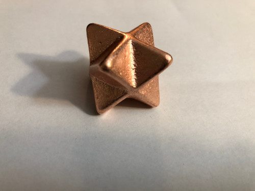 COPPER MERKABA, SMALL,  1 1/4 INCHES