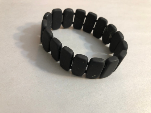 SHUNGITE BRACELET,  ENERGY, NON-POLISHED