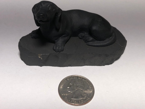 DACHSHUND,  RESTORED SHUNGITE