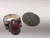 RHODONITE STERLING SILVER RING, SIZE 7 3/4 