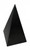 POLISHED TALL SHUNGITE PYRAMID, 9  CM