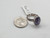 CHAROITE STERLING SILVER RING, GRADE AA, SIZE 9.5