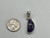 CHAROITE STERLING SILVER PENDANT 9, INTRICATE DESIGN