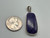 CHAROITE STERLING SILVER PENDANT 12