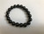 SHUNGITE BRACELET, ROUND BEADS, 10 MM