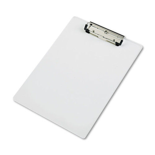 Acrylic Clipboard, 0.5" Clip Capacity, Holds 8.5 x 11 Sheets, Clear [SKU: SAU21565]